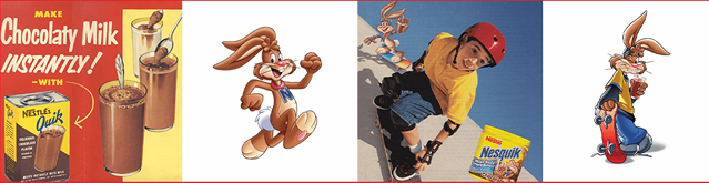 Nesquik Bunny в одежде